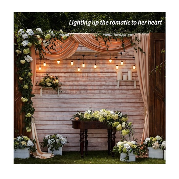 Outdoor String Lights 30ft LED String Lights 2700K Warm Patio Lights, IP65 - Picture 3 of 13